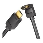 Vention AARBI 90° 3m Preto - Cabo HDMI 2.0