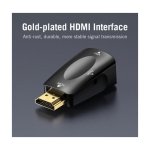 Vention AIDB0 Adaptador Conversor HDMI Macho para VGA Fêmea com Áudio Jack 3.5mm