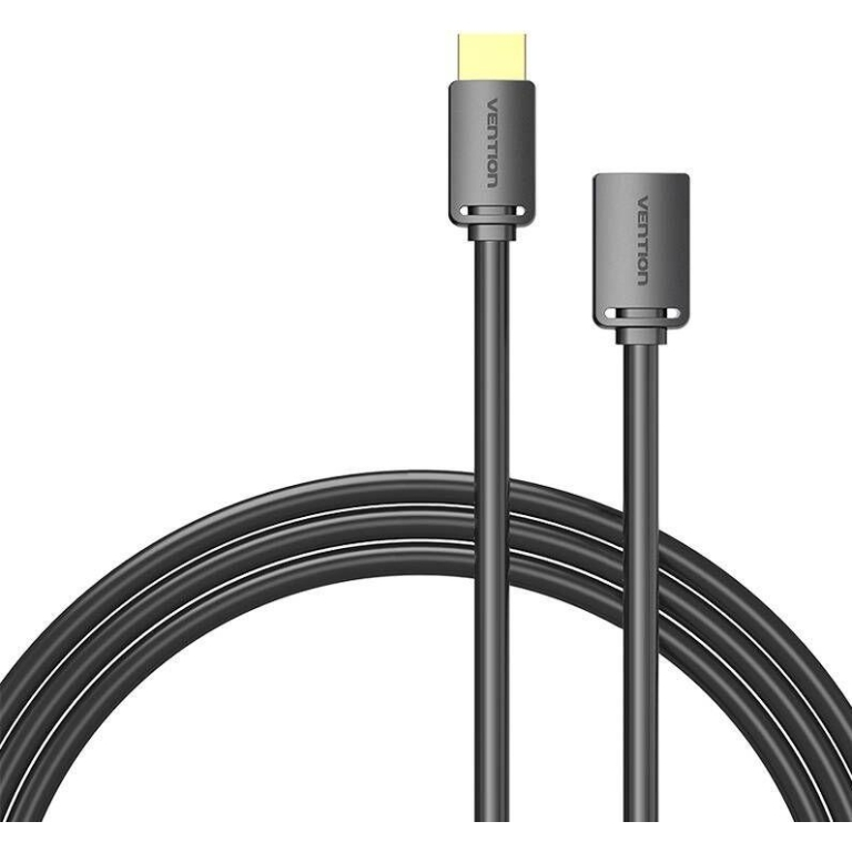 Vention HDMI-A Male to HDMI-A Female 4K HD PVC Cable 1m AHCBF (Black)