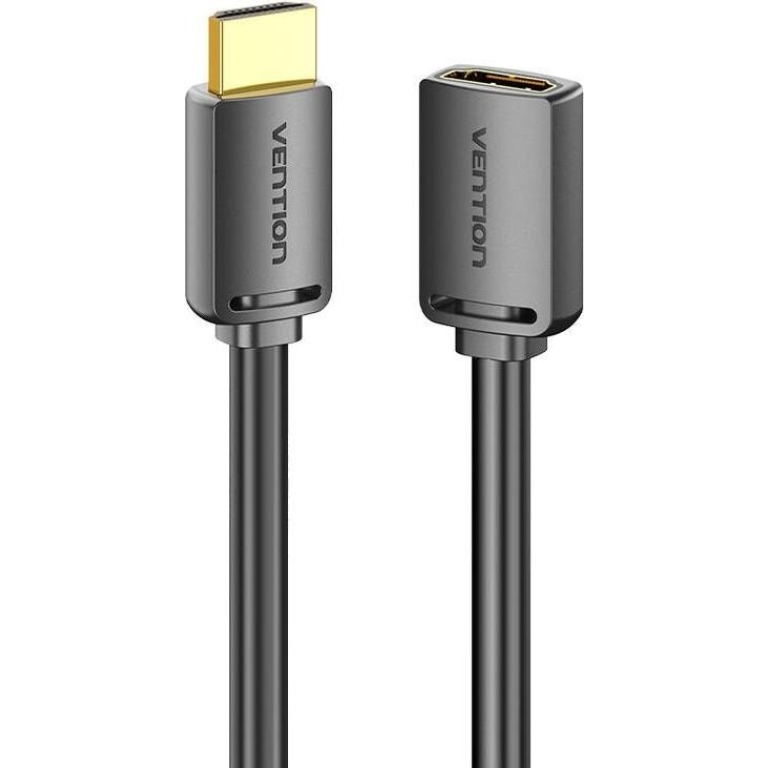 Vention HDMI-A Male to HDMI-A Female 4K HD PVC Cable 1m AHCBF (Black)