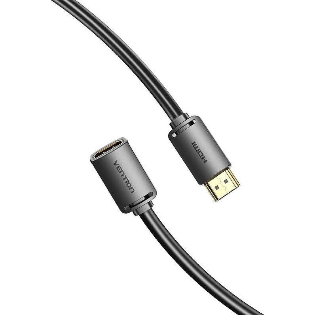 Vention HDMI-A Male to HDMI-A Female 4K HD PVC Cable 1m AHCBF (Black)