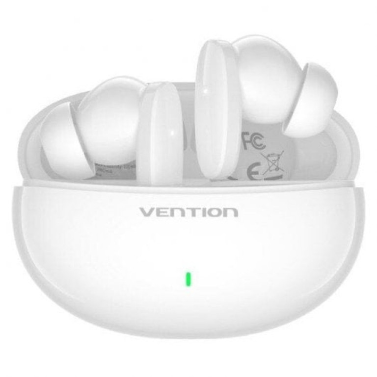 Vention NBFW0 Auriculares Bluetooth com Estojo de Carga Brancos