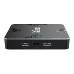 X98H H618 4GB/32GB Bluetooth Banda dupla Android 12 Preto - Android TV