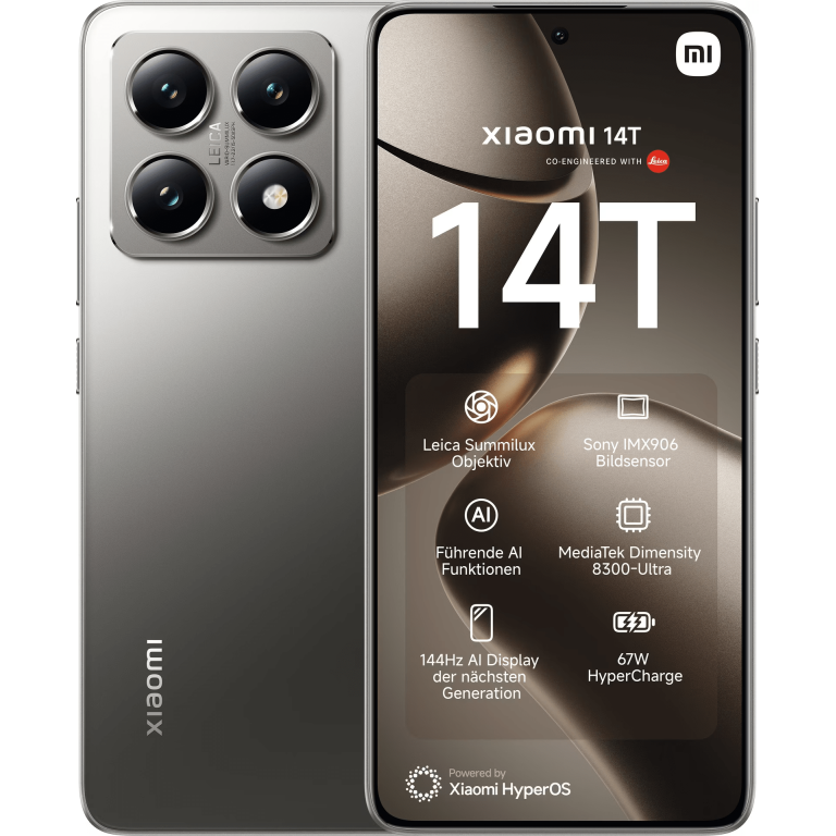 Xiaomi 14T 5G 12GB/512GB Cinzento