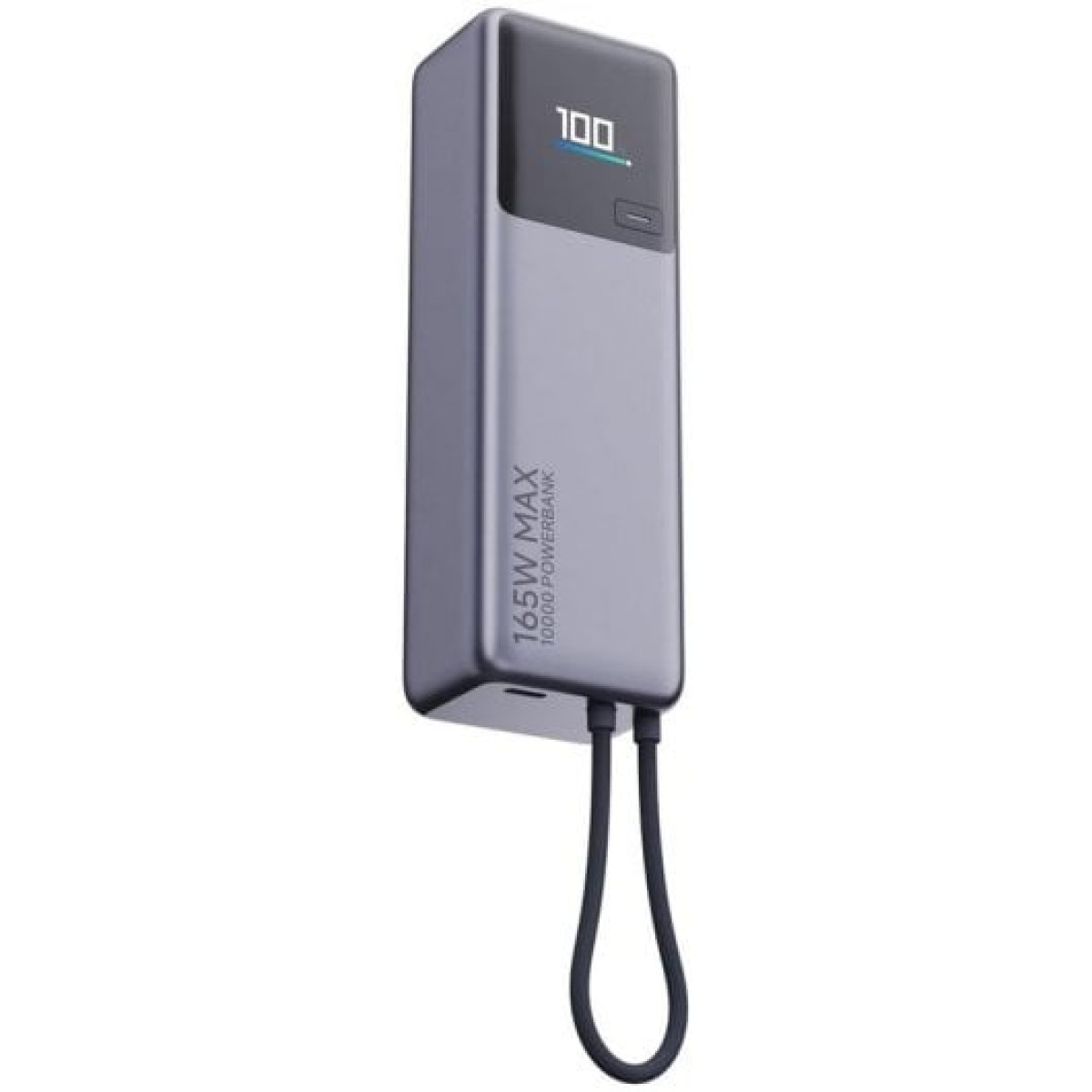 Xiaomi 165W Power Bank 10000mAh com Cabo Integrado Cinzento