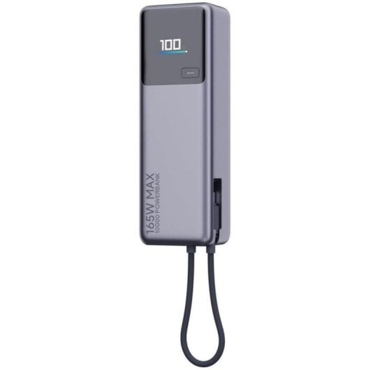 Xiaomi 165W Power Bank 10000mAh com Cabo Integrado Cinzento