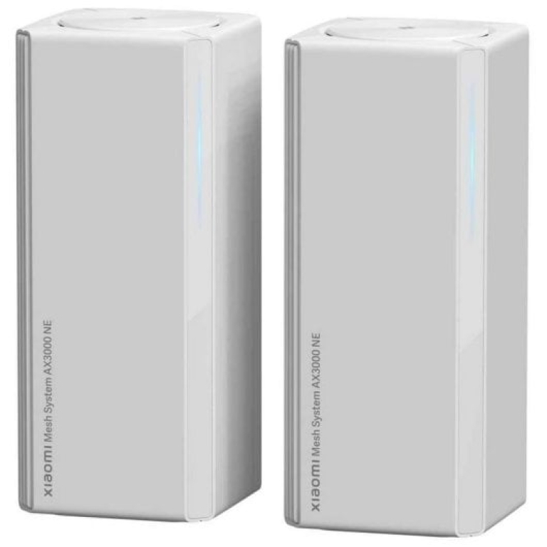 Xiaomi Mesh System AX3000 NE Sistema WiFi 6 Mesh Dual Band Branco Pack 2 Unidades