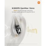 Xiaomi OpenWear Stereo Auriculares Sem Fios Bluetooth com Cancelamento de Ruído Cinzento Cósmico