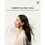 Xiaomi OpenWear Stereo Auriculares Sem Fios Bluetooth com Cancelamento de Ruído Cinzento Cósmico