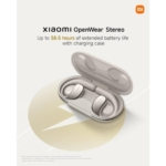 Xiaomi OpenWear Stereo Auriculares Sem Fios Bluetooth com Cancelamento de Ruído Cinzento Cósmico