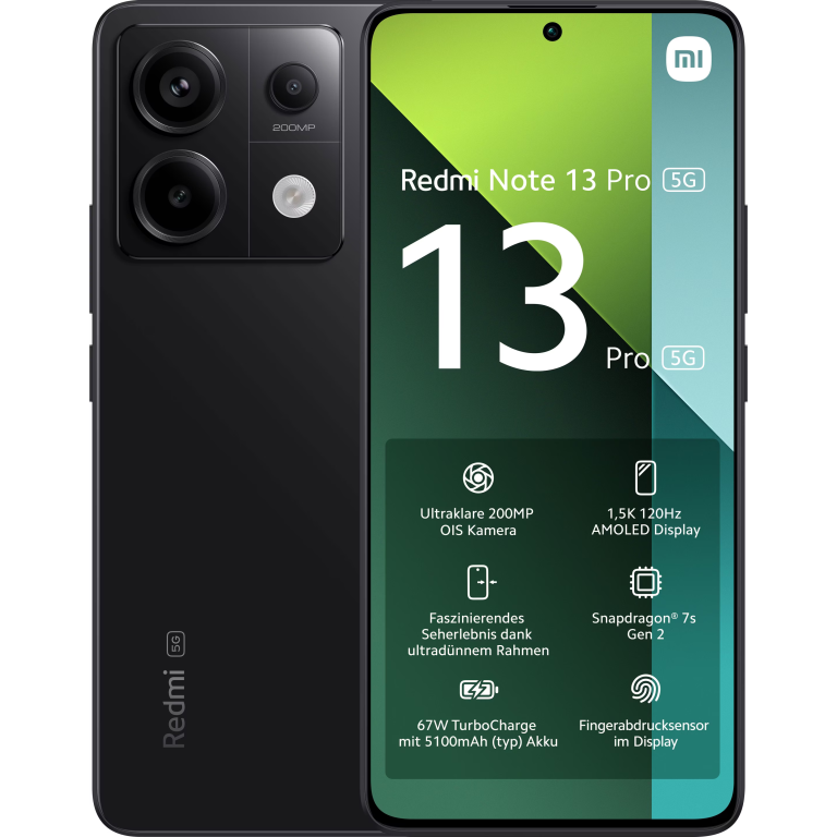 Xiaomi Redmi Note 13 Pro 5G 12GB/512GB Preto