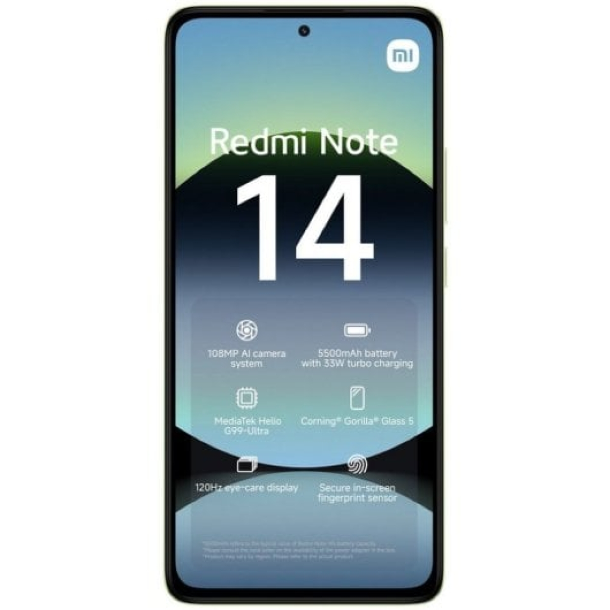 Xiaomi Redmi Note 14 4G 8/256GB Verde Lima Libre