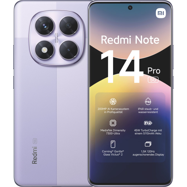 Xiaomi Redmi Note 14 Pro 5G 8GB/256GB Lavanda