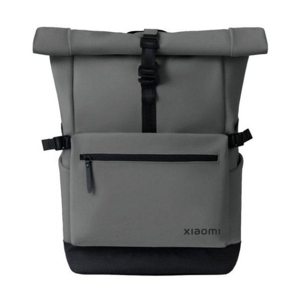Xiaomi Roll Top Casual Backpack Mochila com Parte Superior Enrolável Cinzento