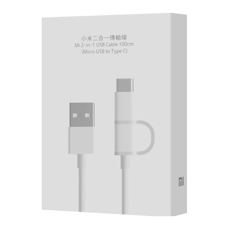 Xiaomi SJV4082TY - 1 m - USB A - Micro USB B - White