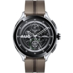 Xiaomi Watch 2 Pro Bluetooth Smartwatch Prateado com Braceletes em Couro Castanho