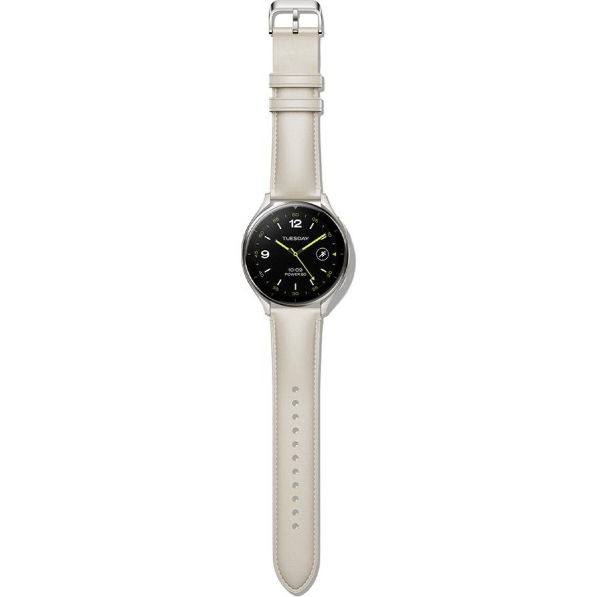 Xiaomi Watch 2 with White Leather Strap