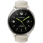 Xiaomi Watch 2 with White Leather Strap