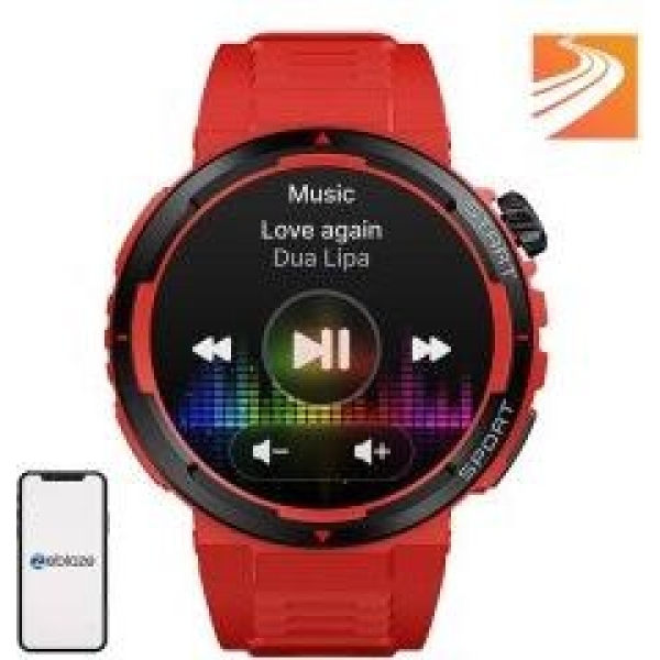 Zeblaze Ares 3 Plus Smartwatch (Red)