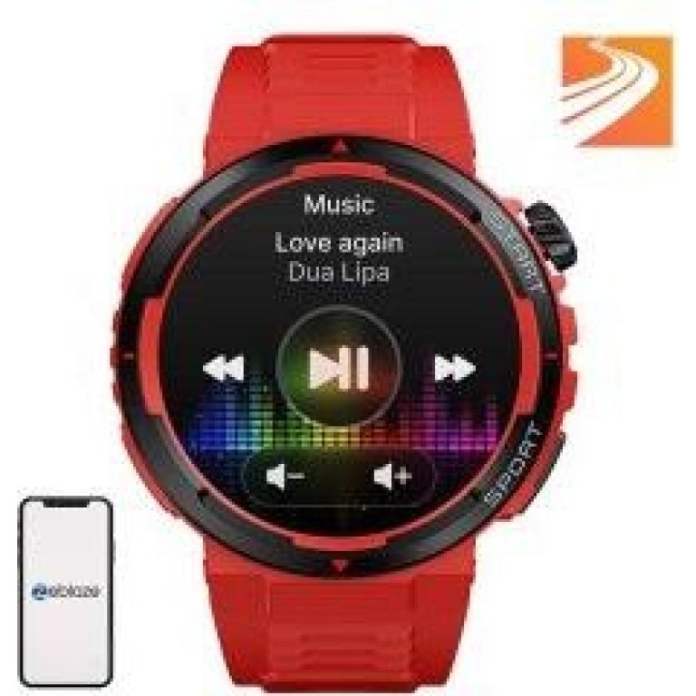 Zeblaze Ares 3 Plus Smartwatch (Red)