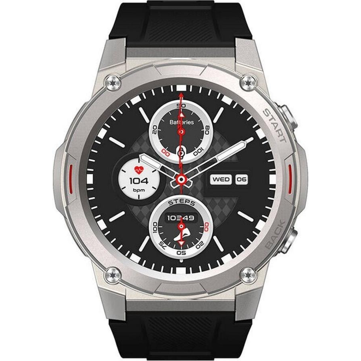 Zeblaze Smartwatch Smartwatch VIBE 7 Pro (Srebny)
