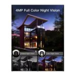 Arenti OP1 4MP UHD IP65 WiFi Branco Câmara de Segurança