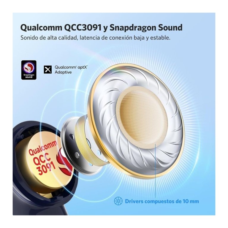 Auriculares Earfun Air Pro 4 ANC QuietSmart 3.0