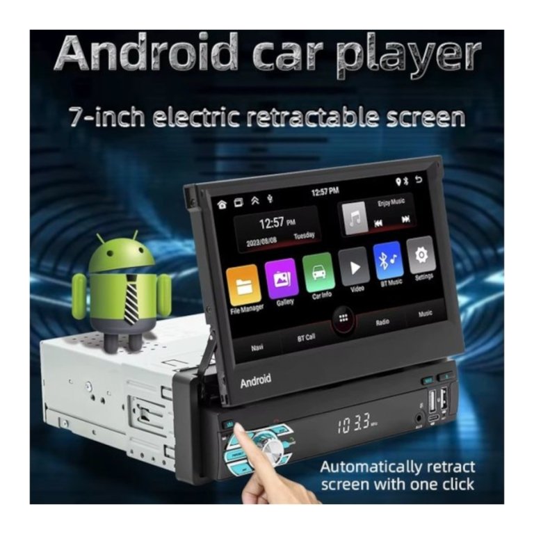 Autorádio 1 DIN SWM 9710-J LED 7 Polegadas 2GB/64GB GPS Carplay