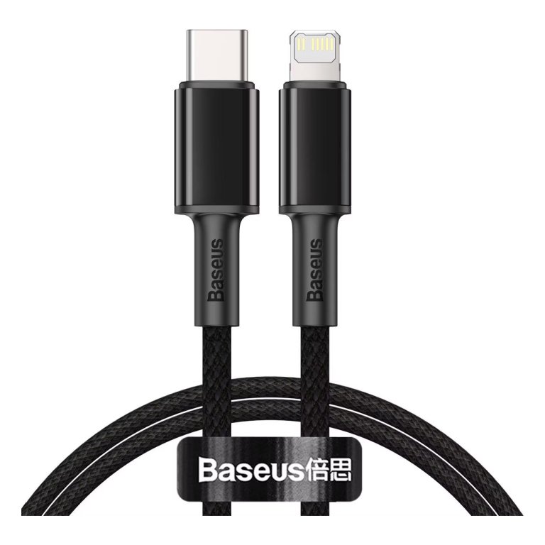 Baseus Cabo Trançado USB Tipo C para Lightning Apple 20W 1m