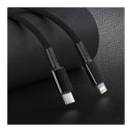 Baseus Cabo Trançado USB Tipo C para Lightning Apple 20W 1m