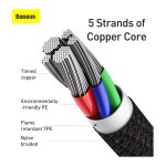 Baseus Cabo Trançado USB Tipo C para Lightning Apple 20W 1m