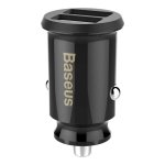 Baseus Carregador de Carro Duplo USB 3.1A Small Rice Grain