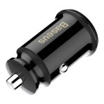 Baseus Carregador de Carro Duplo USB 3.1A Small Rice Grain