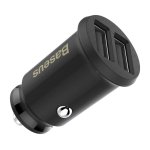 Baseus Carregador de Carro Duplo USB 3.1A Small Rice Grain
