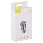Baseus Carregador de Carro Duplo USB 3.1A Small Rice Grain