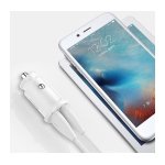 Baseus Carregador de Carro Duplo USB 3.1A Small Rice Grain