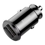 Baseus Carregador de Carro Duplo USB 3.1A Small Rice Grain