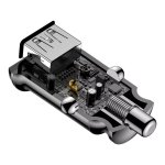 Baseus Carregador de Carro Duplo USB 3.1A Small Rice Grain