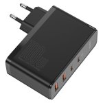 Baseus Carregador GaN2 Pro 100W 2xUSB-C+2xUSB