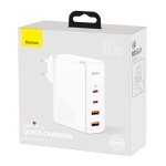 Baseus Carregador GaN2 Pro 100W 2xUSB-C+2xUSB