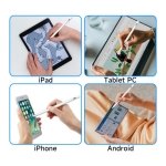 Caneta tátil ótico Stylus KD503 Universal Magnético para Tablet/iPad/Mobile/Android/Apple/Xiaomi/Samsung