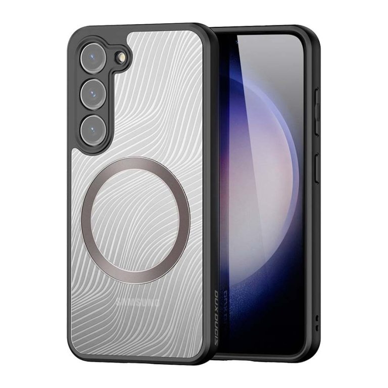 Capa rígida Magnetic Anti-Scratch Shell Samsung Galaxy S23/Transparente