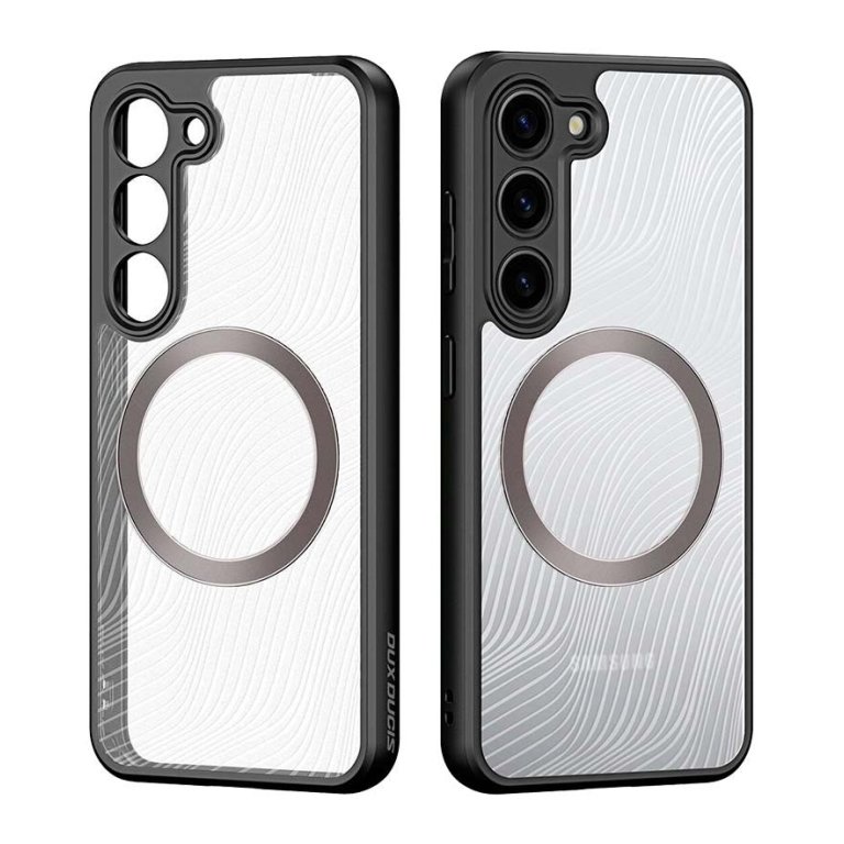 Capa rígida Magnetic Anti-Scratch Shell Samsung Galaxy S23/Transparente