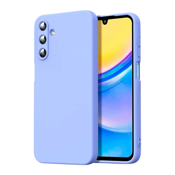 Capa Suave Samsung Galaxy A15 4G / A15 5G Square Liquid Premium Lavanda