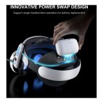 Correia BOBOVR S3 PRO com bateria e ventilação para Meta Quest 3 / Quest 3S - Acessório para óculos VR