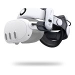 Correia BOBOVR S3 PRO com bateria e ventilação para Meta Quest 3 / Quest 3S - Acessório para óculos VR