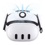 Correia BOBOVR S3 PRO com bateria e ventilação para Meta Quest 3 / Quest 3S - Acessório para óculos VR