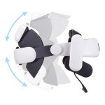 Correia BOBOVR S3 PRO com bateria e ventilação para Meta Quest 3 / Quest 3S - Acessório para óculos VR