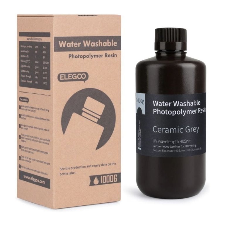 ELEGOO Resina Lavável em Água Cor Para Impressoras 3D de Resina LCD - 1Kg