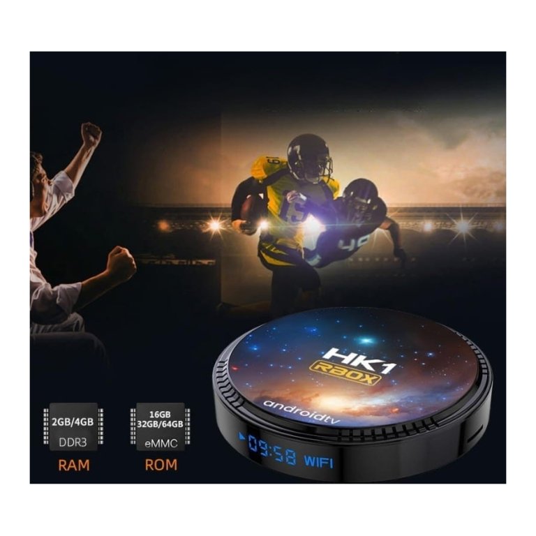 HK1 Rbox W2T S905W2 2GB/16GB Android 11 Preto Android TV